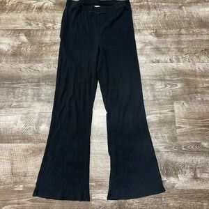 Aerie Black Flare Pants Size Medium